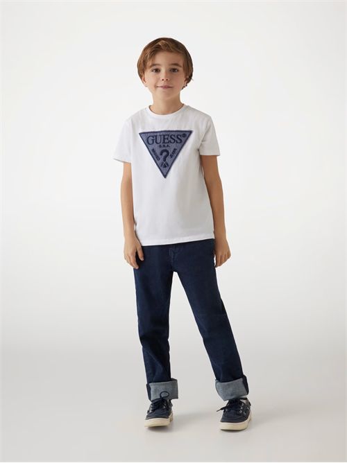 t-shirt boy white GUESS | L5RI14K8HM4/G011